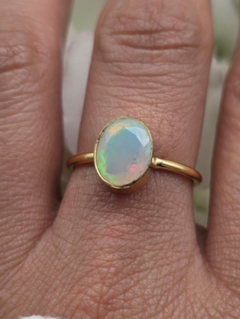🥰 PRECIOUS OPAL RING - Picture 4 of 15